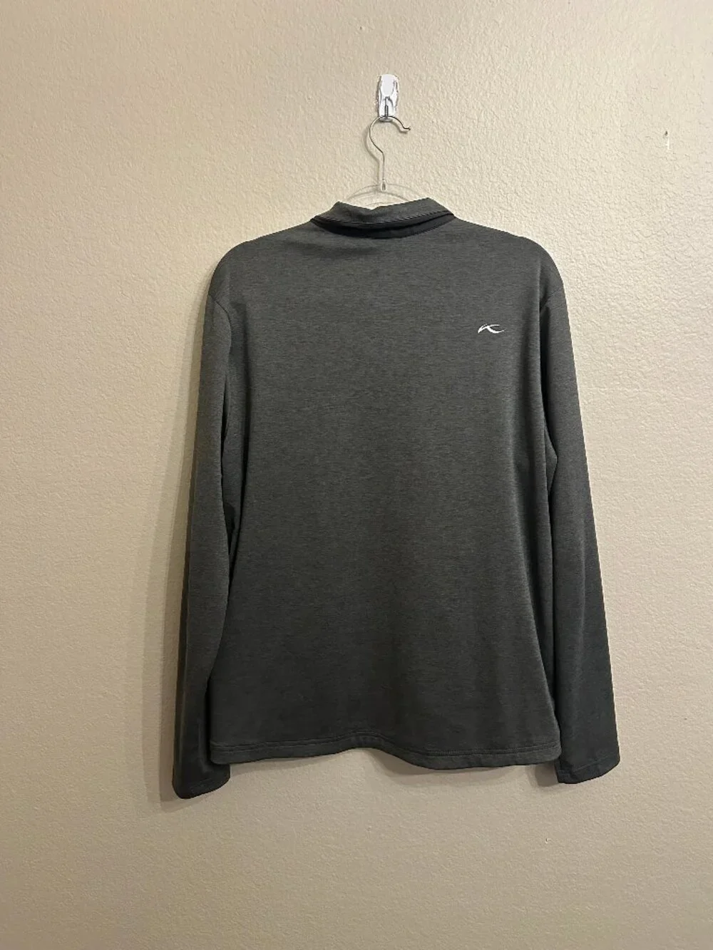KJUS Black/Gray Full-Zip Jacket Vaquero Golf Club EUC